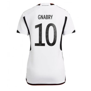 Lacne Ženy Futbalové dres Nemecko Serge Gnabry #10 MS 2022 Krátky Rukáv - Domáci